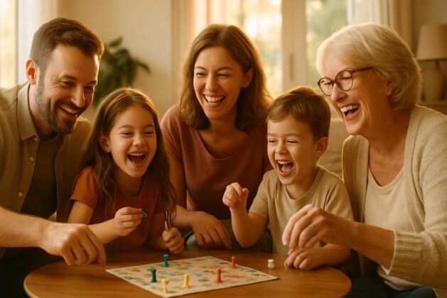 5 jocuri simple pentru o seară distractivă în familie