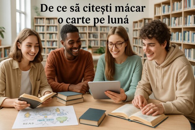 De ce să citești măcar o carte pe lună